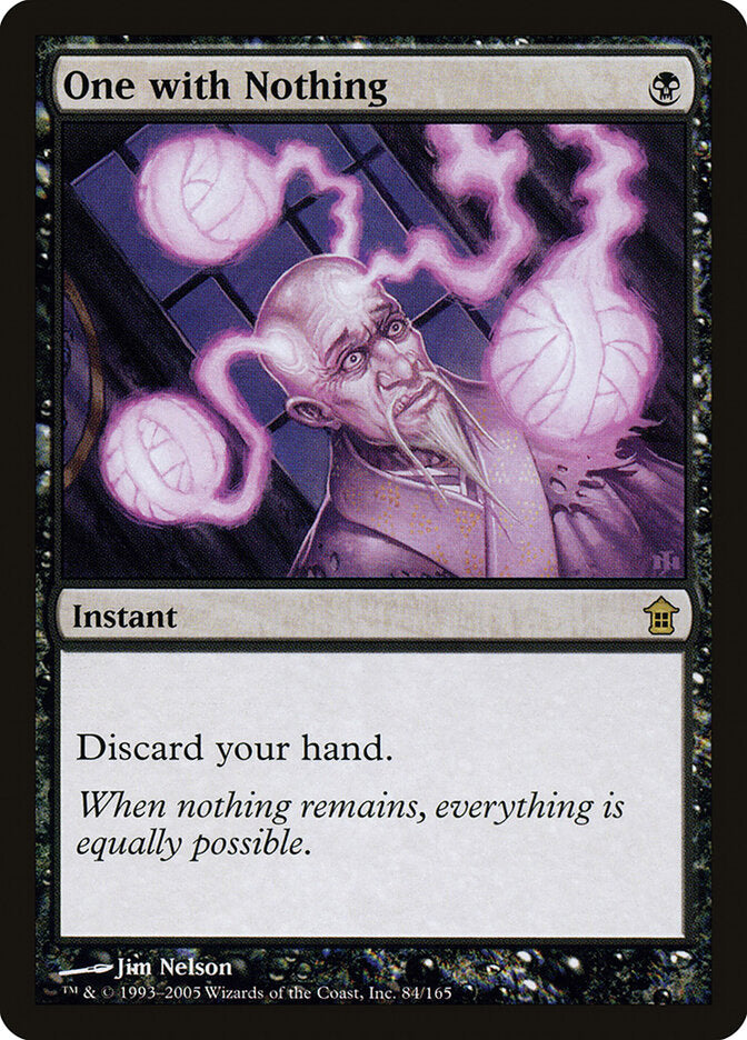 One with Nothing (84) - Saviors of Kamigawa (SOK)