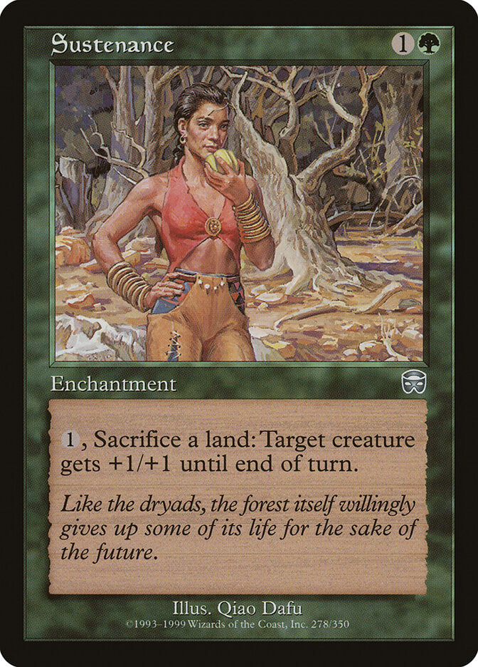 Sustenance (278) - Mercadian Masques (MMQ)