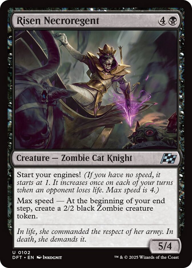 Risen Necroregent - [Foil] Aetherdrift (DFT)