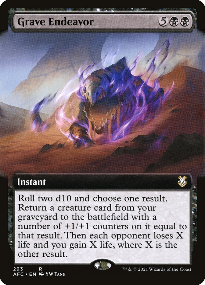 Grave Endeavor (293) - Forgotten Realms Commander (AFC)