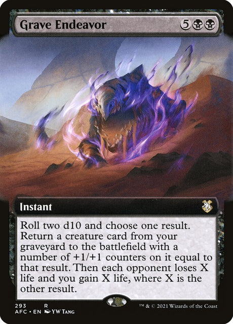 Grave Endeavor (293) - Forgotten Realms Commander (AFC)