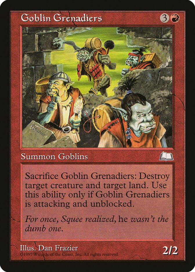 Goblin Grenadiers (104) - Weatherlight (WTH)