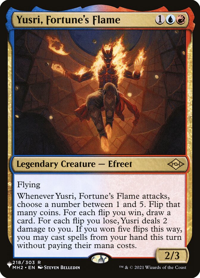 Yusri, Fortune's Flame - The List (PLST)
