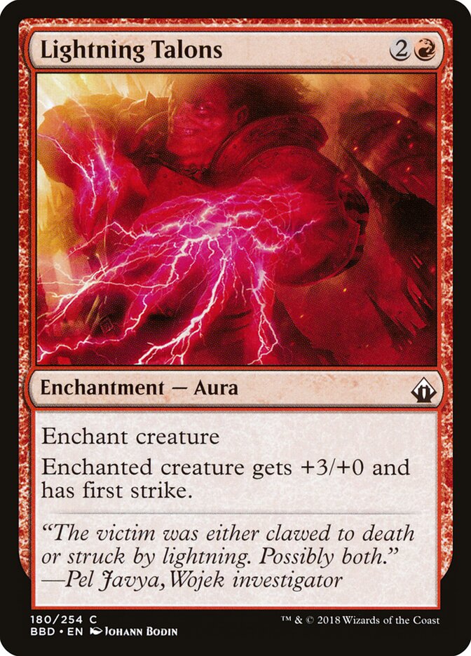 Lightning Talons (180) - Battlebond (BBD)