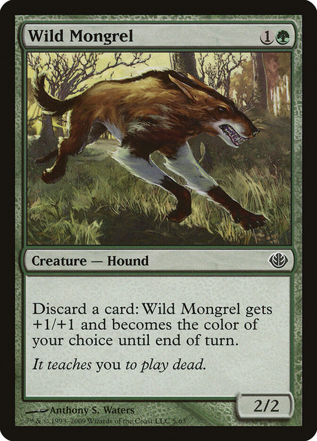 Wild Mongrel (5) - Duel Decks: Garruk vs. Liliana (DDD)