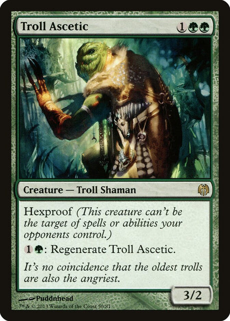 Troll Ascetic (50) - Duel Decks: Heroes vs. Monsters (DDL)