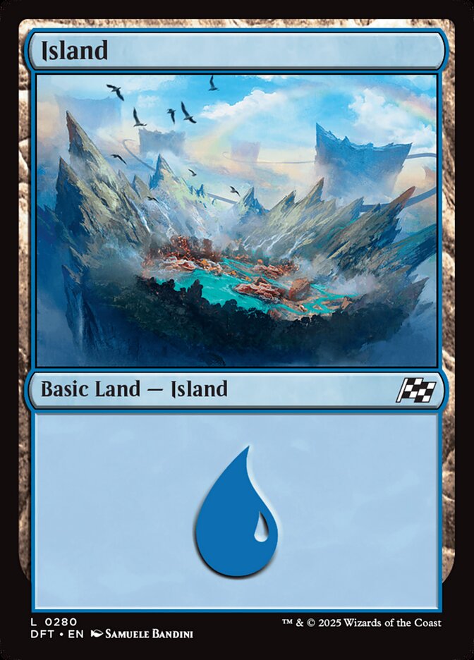 Island (280) - [Foil] Aetherdrift (DFT)