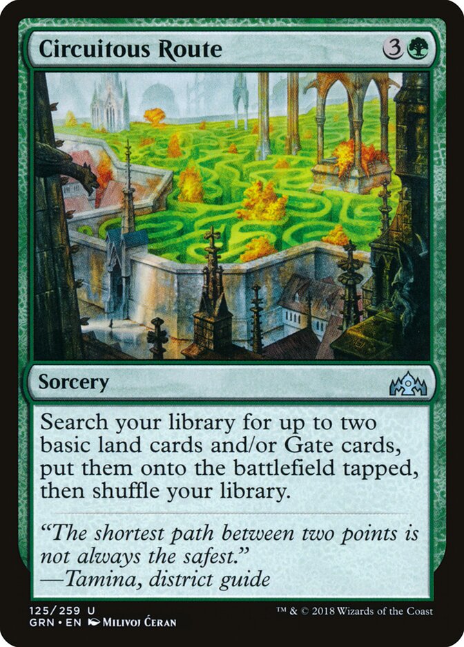 Circuitous Route (125) - Guilds of Ravnica (GRN)