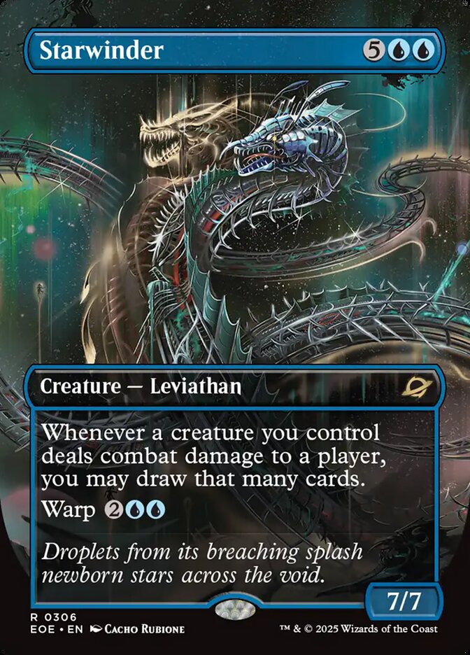 Starwinder (306) - [Foil, Borderless] Edge of Eternities (EOE)