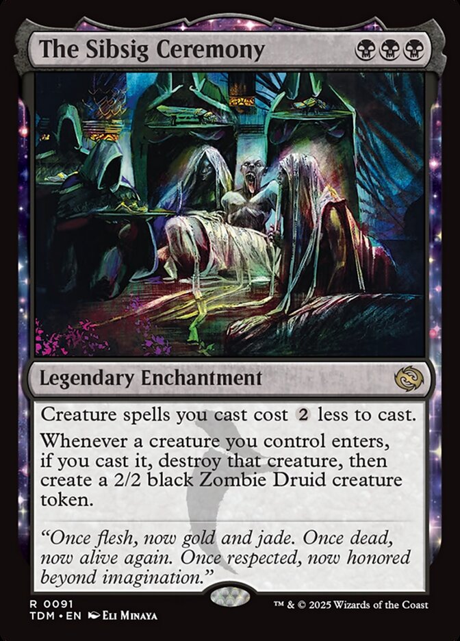The Sibsig Ceremony (91) - Tarkir: Dragonstorm (TDM)