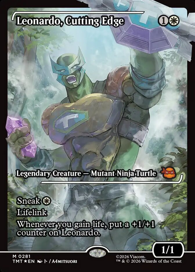 Leonardo, Cutting Edge (281) - Teenage Mutant Ninja Turtles (TMT)