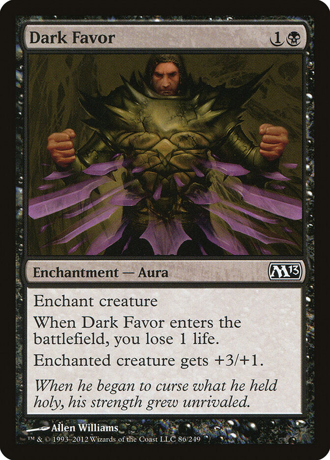 Dark Favor (86) - Magic 2013 (M13)