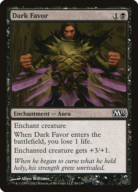 Dark Favor (86) - Magic 2013 (M13)