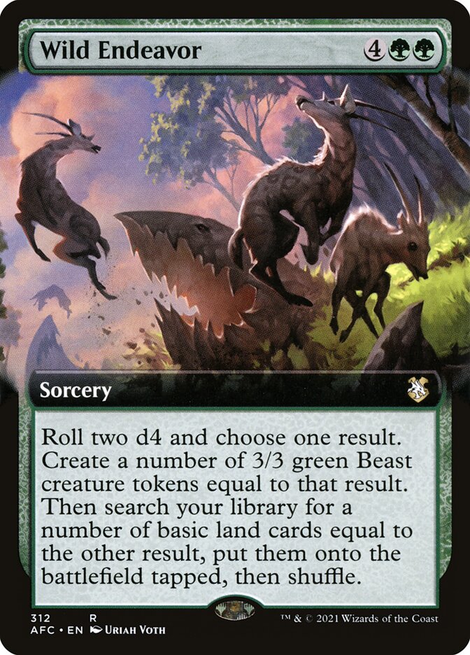 Wild Endeavor (312) - Forgotten Realms Commander (AFC)