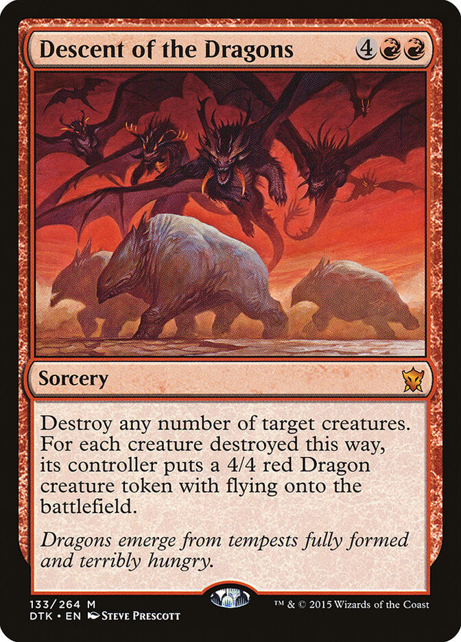Descent of the Dragons (133) - Dragons of Tarkir (DTK)
