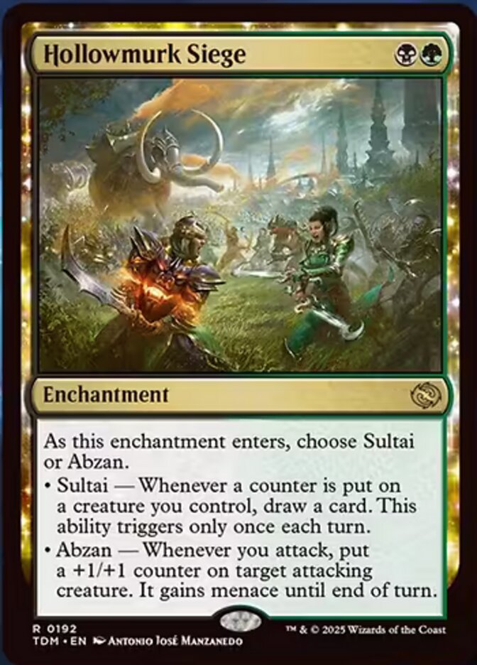Hollowmurk Siege (192) - [Foil] Tarkir: Dragonstorm (TDM)