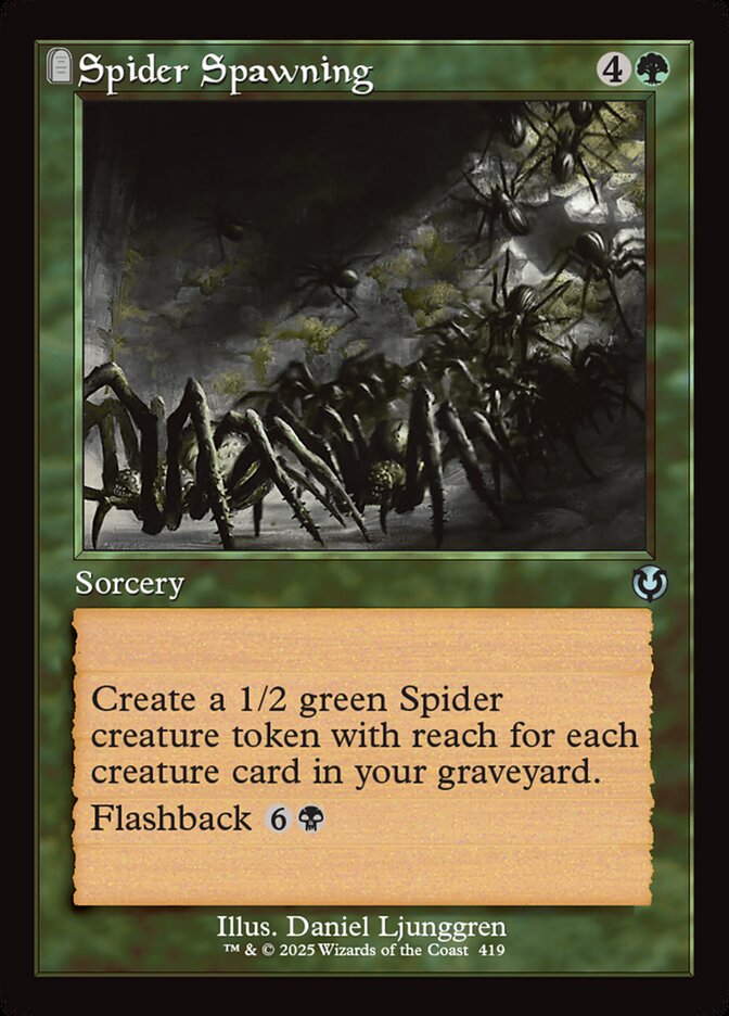 Spider Spawning - [Foil, Retro Frame] Innistrad Remastered (INR)
