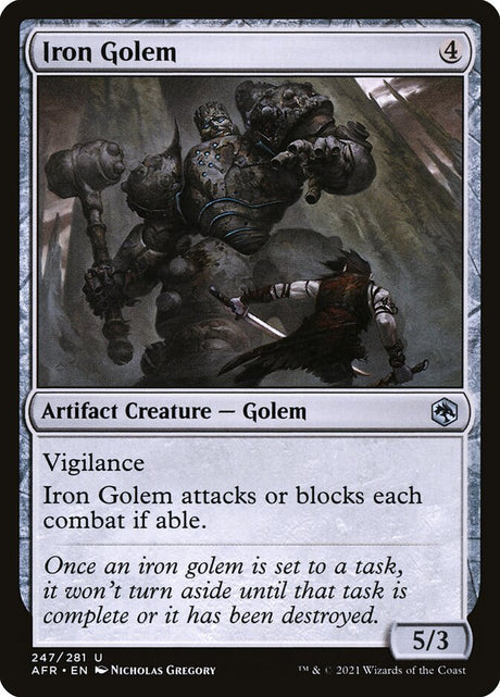 Iron Golem (247) - Adventures in the Forgotten Realms (AFR)