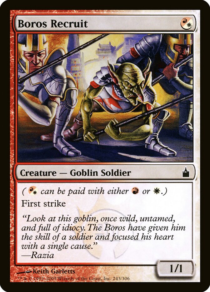 Boros Recruit (243) - Ravnica: City of Guilds (RAV)