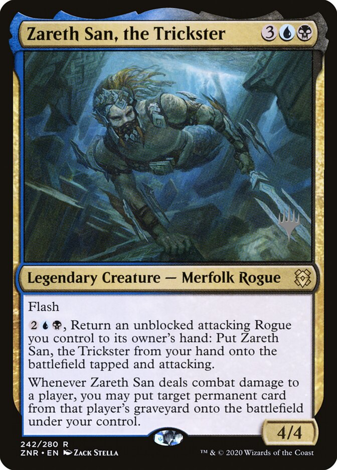 Zareth San, the Trickster (242p) - Zendikar Rising Promos (PZNR)