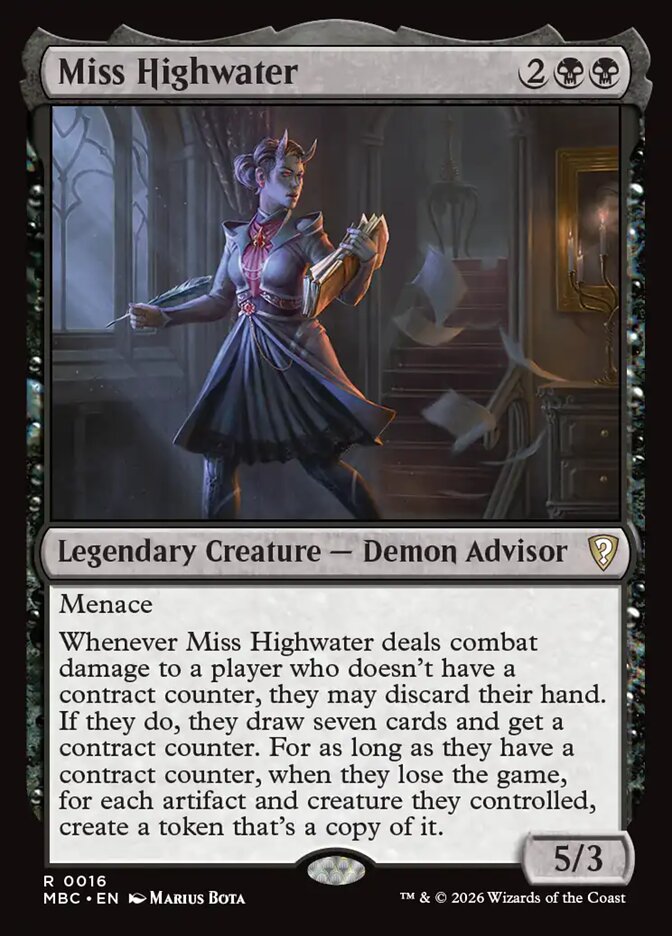 Miss Highwater (16) - Mystery Booster Commander Edition (MBC)