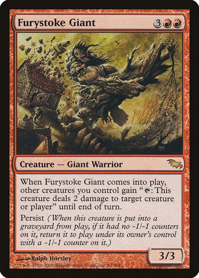 Furystoke Giant (93) - Shadowmoor (SHM)