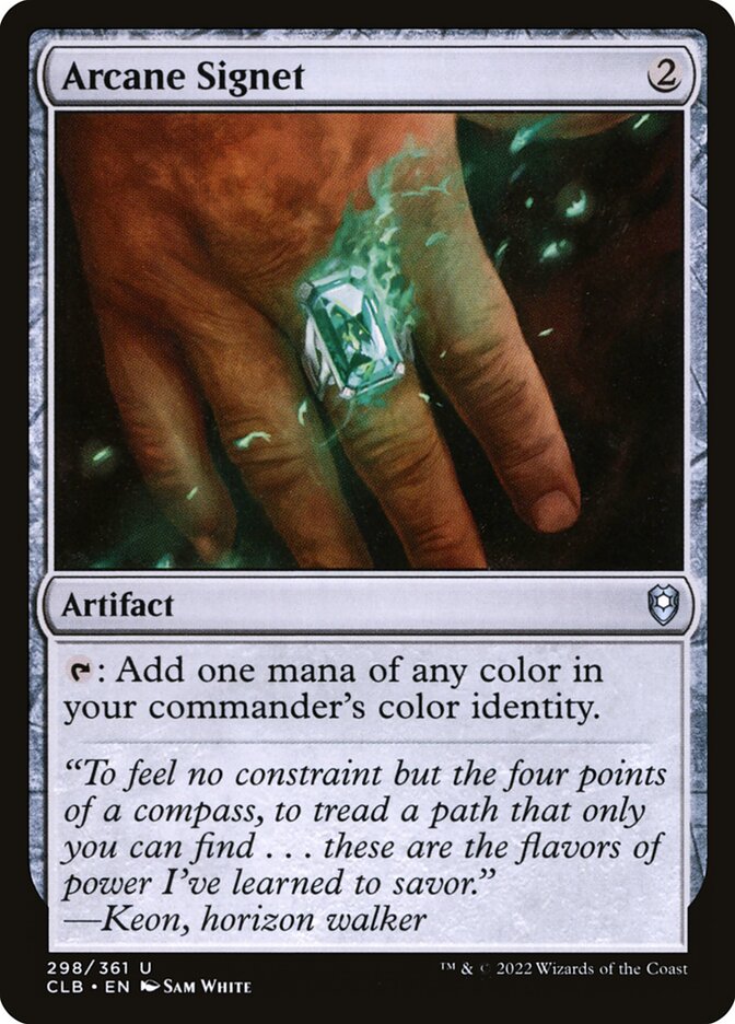 Arcane Signet (298) - Commander Legends: Battle for Baldur's Gate (CLB)