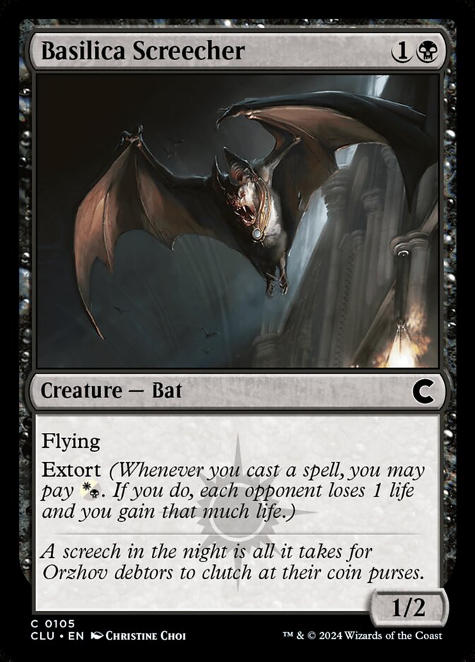 Basilica Screecher (105) - Ravnica: Clue Edition (CLU)
