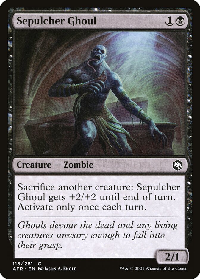 Sepulcher Ghoul (118) - Adventures in the Forgotten Realms (AFR)