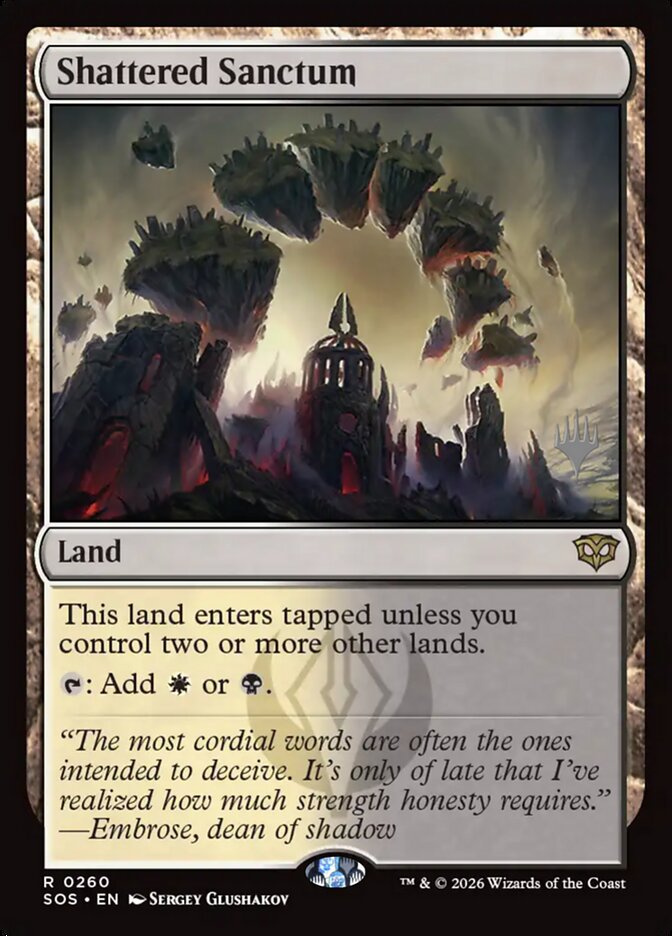 Shattered Sanctum (260p) - Secrets of Strixhaven Promos (PSOS)