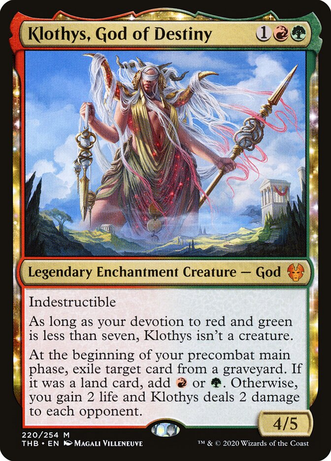 Klothys, God of Destiny (220) - Theros Beyond Death (THB)
