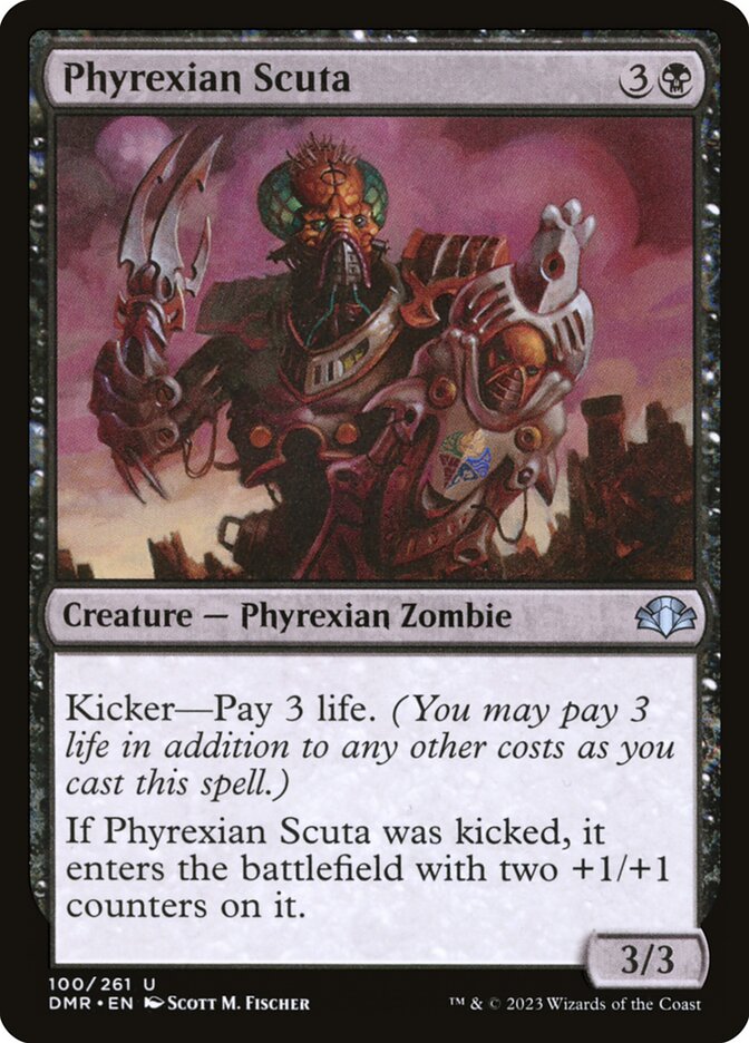 Phyrexian Scuta (100) - Dominaria Remastered (DMR)