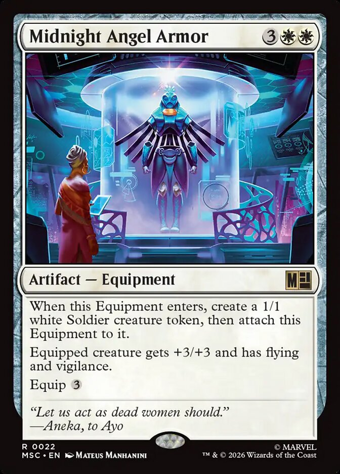 Midnight Angel Armor (22) - Marvel Super Heroes Commander (MSC)