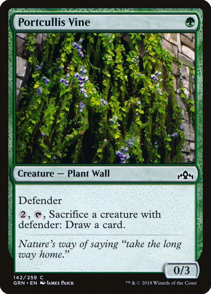 Portcullis Vine (142) - Guilds of Ravnica (GRN)