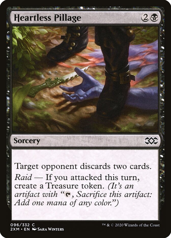 Heartless Pillage (96) - Double Masters (2XM)
