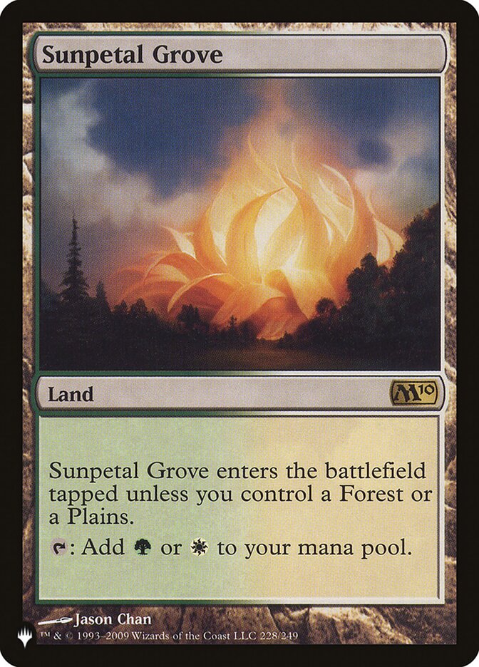 Sunpetal Grove (M10-228) - The List (PLST)