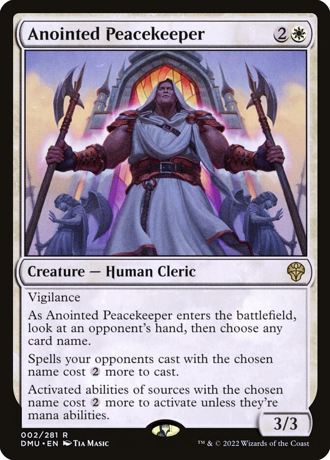 Anointed Peacekeeper (2) - Dominaria United (DMU)