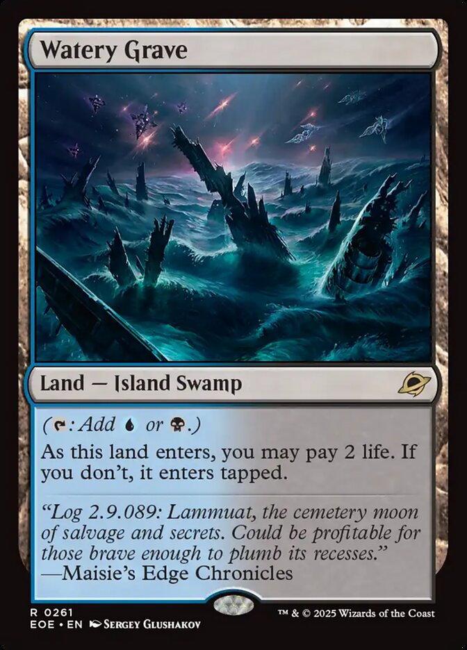 Watery Grave (261) - [Foil] Edge of Eternities (EOE)