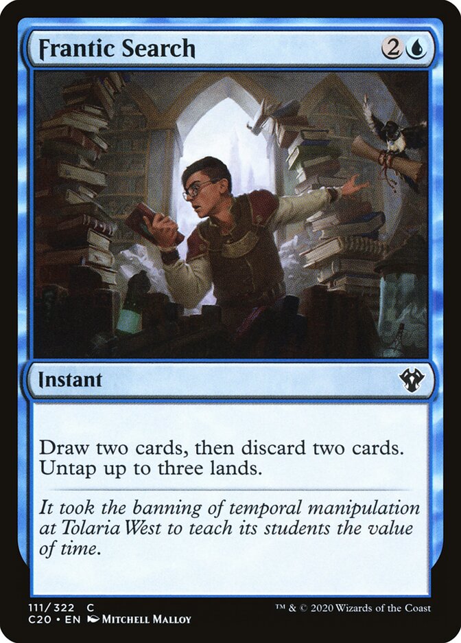 Frantic Search (111) - Commander 2020 (C20)