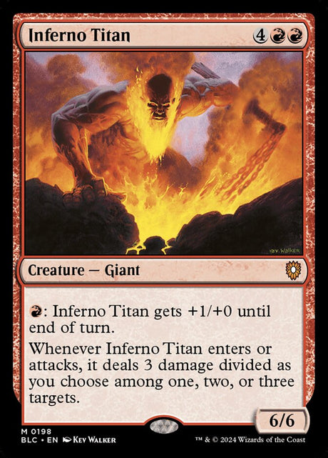 Inferno Titan (198) - Bloomburrow Commander (BLC)