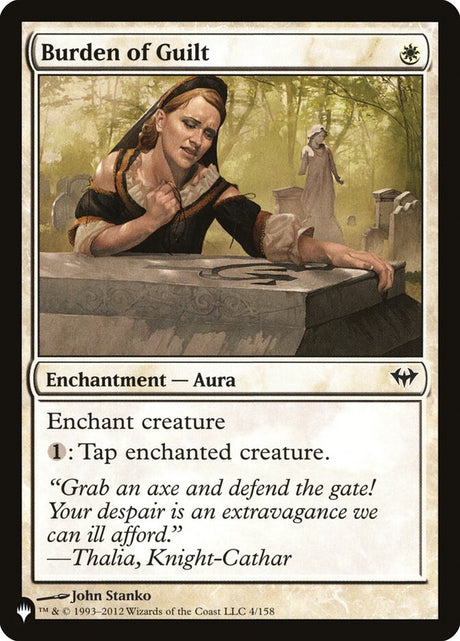 Burden of Guilt (DKA-4) - The List (PLST)