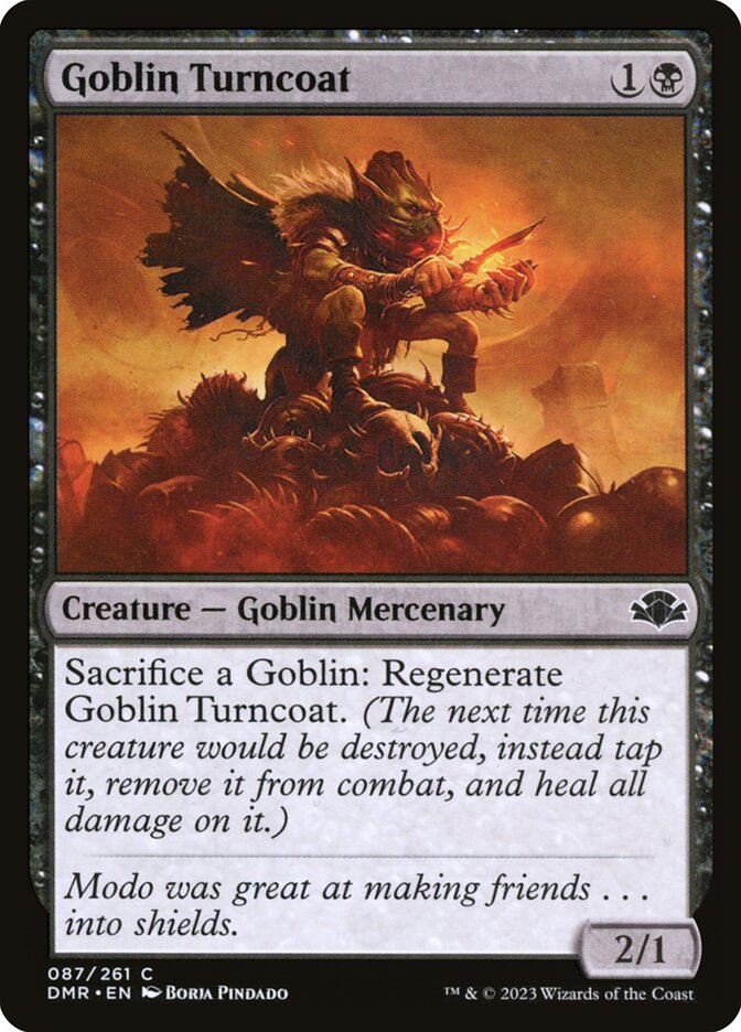 Goblin Turncoat (87) - Dominaria Remastered (DMR)