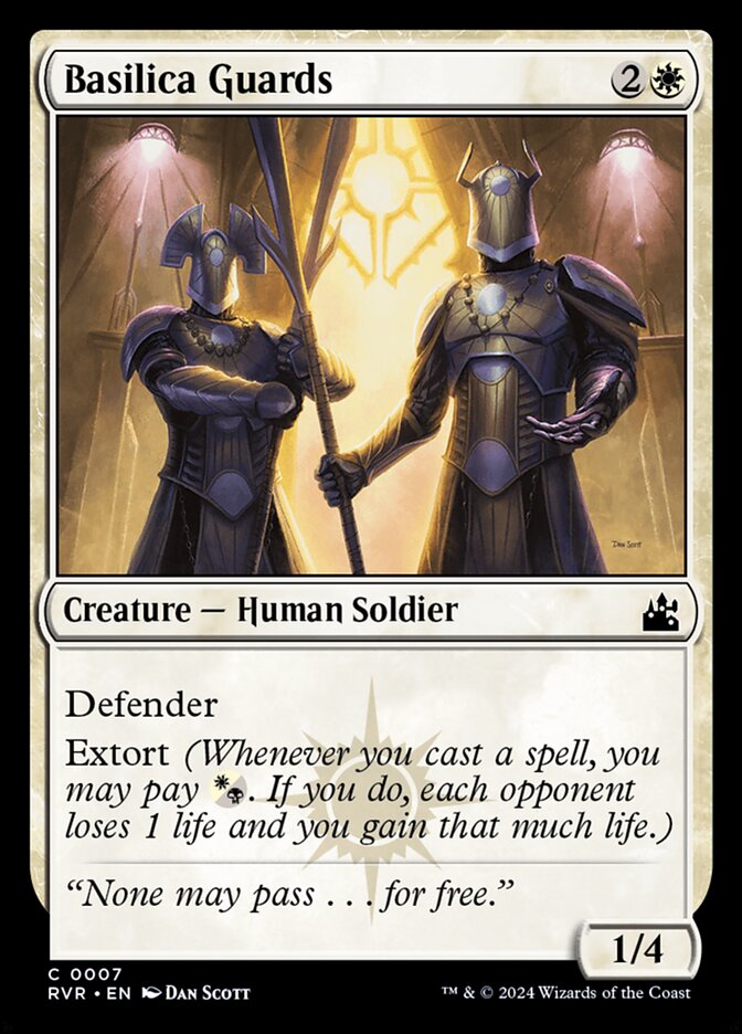 Basilica Guards (7) - Ravnica Remastered (RVR)
