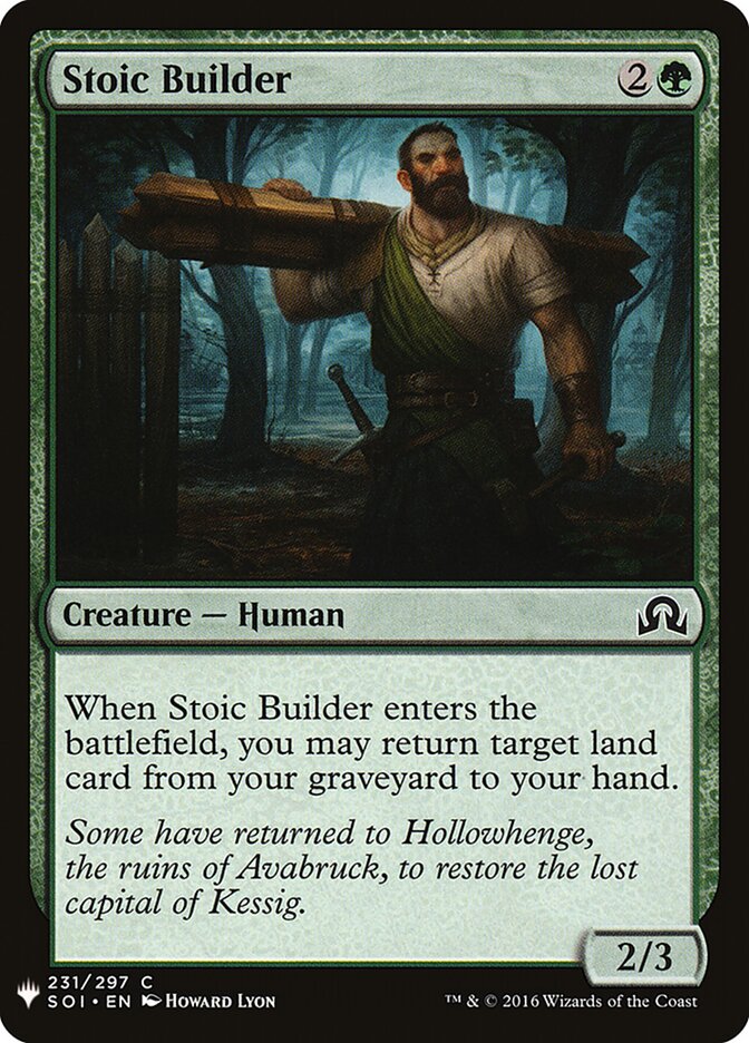 Stoic Builder (SOI-231) - The List (PLST)