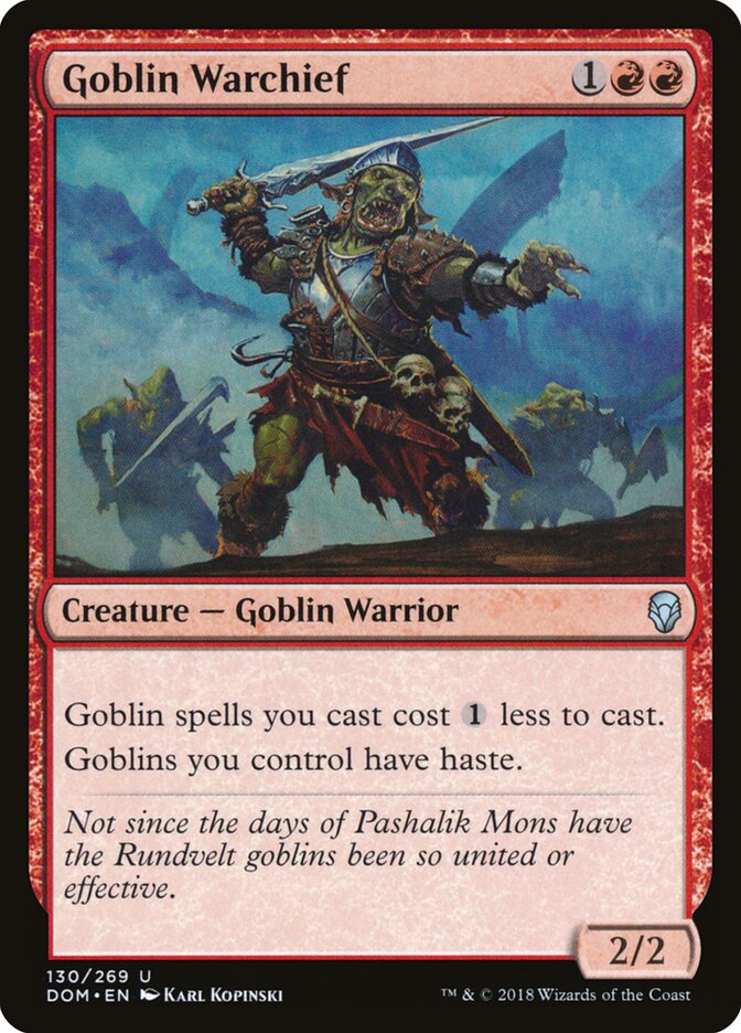 Goblin Warchief (130) - Dominaria (DOM)