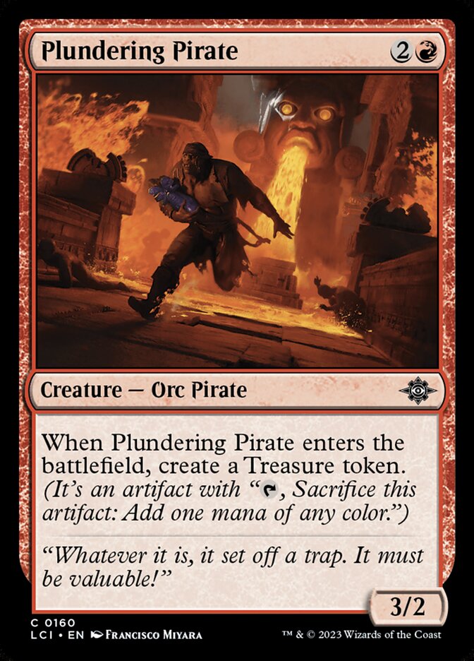 Plundering Pirate (160) - The Lost Caverns of Ixalan (LCI)