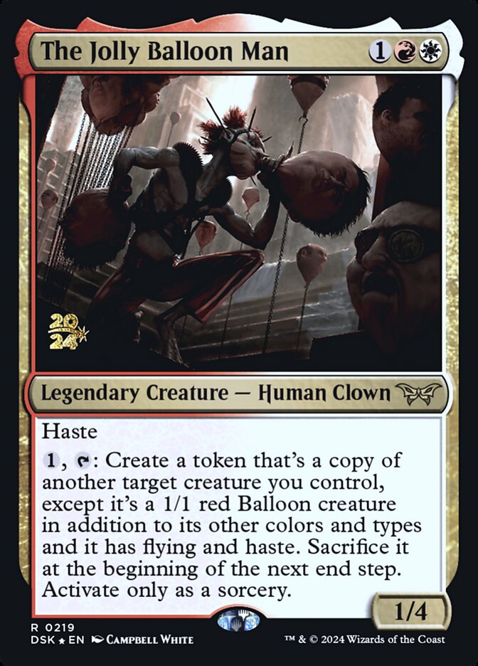 The Jolly Balloon Man (219s) - Duskmourn: House of Horror Promos (PDSK)