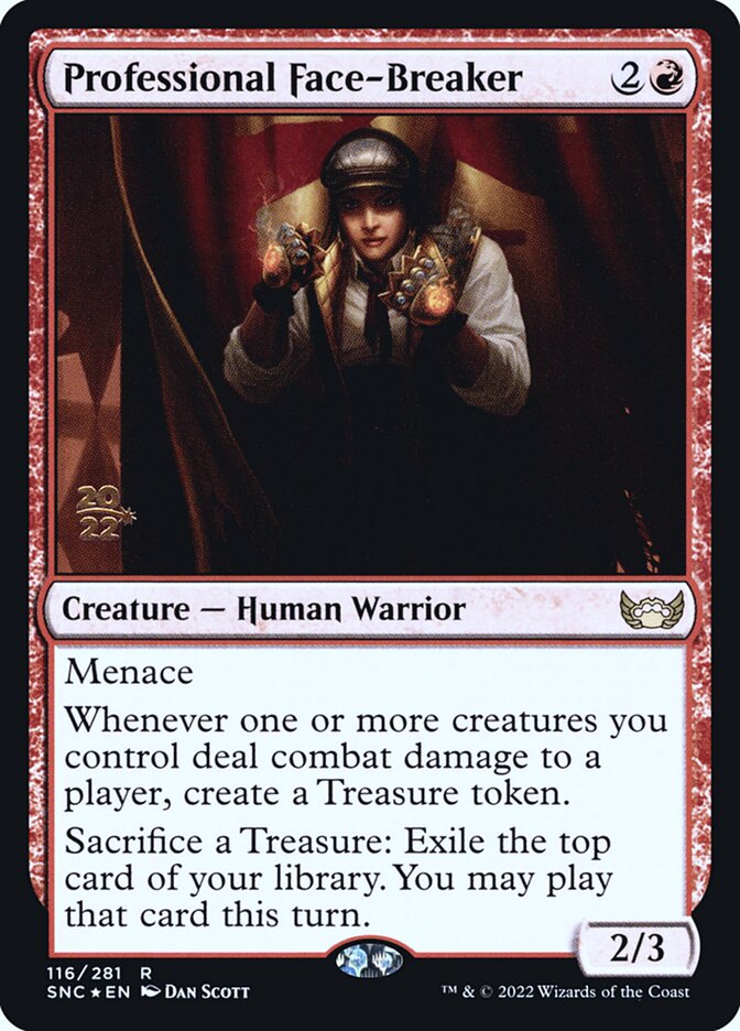 Professional Face-Breaker (116s) - Streets of New Capenna Promos (PSNC)