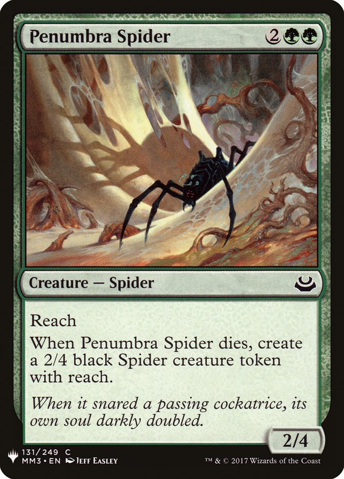 Penumbra Spider - The List (PLST)