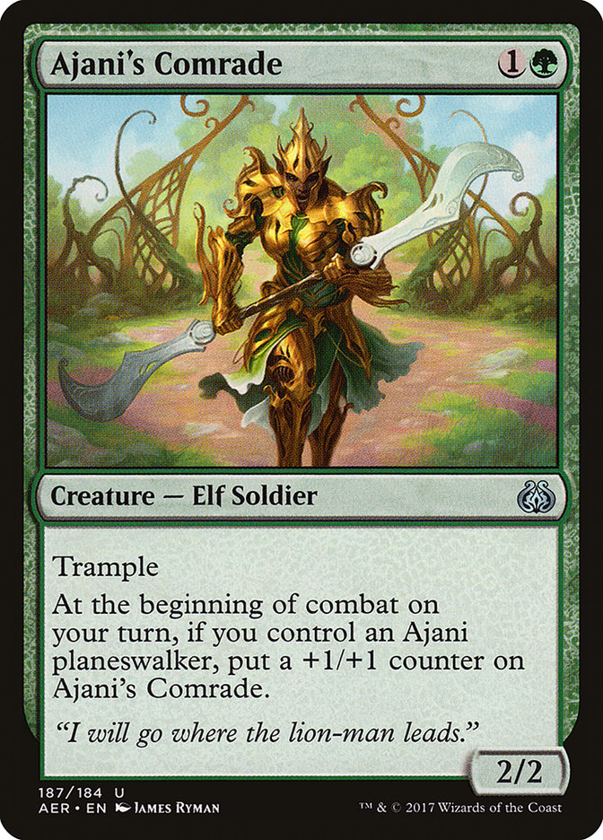 Ajani's Comrade (187) - Aether Revolt (AER)